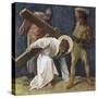 Jesus Falls the First Time (3rd Station of the Cross) 1898-Martin Feuerstein-Stretched Canvas