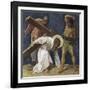 Jesus Falls the First Time (3rd Station of the Cross) 1898-Martin Feuerstein-Framed Giclee Print