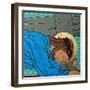 Jesus falls-Sara Hayward-Framed Giclee Print