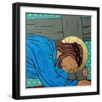 Jesus falls-Sara Hayward-Framed Giclee Print