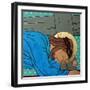 Jesus falls-Sara Hayward-Framed Giclee Print