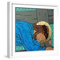 Jesus falls-Sara Hayward-Framed Giclee Print