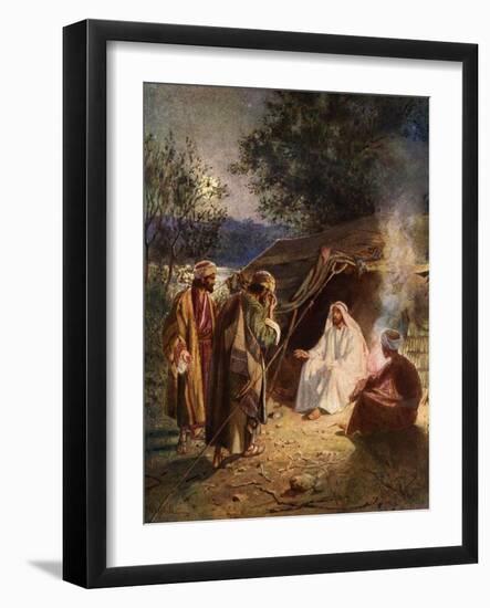 Jesus' first Disciples - Bible-William Brassey Hole-Framed Giclee Print