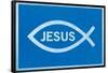 Jesus Fish With Text-null-Framed Poster