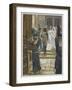 Jesus Forbids the Carrying of Loads in the Forecourt of the Temple-James Tissot-Framed Giclee Print