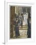 Jesus Forbids the Carrying of Loads in the Forecourt of the Temple-James Tissot-Framed Giclee Print