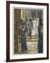 Jesus Forbids the Carrying of Loads in the Forecourt of the Temple-James Tissot-Framed Giclee Print