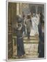 Jesus Forbids the Carrying of Loads in the Forecourt of the Temple-James Tissot-Mounted Giclee Print