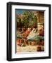 Jesus forgives a sinful woman - Bible-William Brassey Hole-Framed Giclee Print