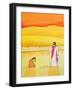 Jesus Forgives the Woman Caught in Adultery, 2006-Elizabeth Wang-Framed Giclee Print