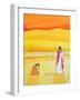 Jesus Forgives the Woman Caught in Adultery, 2006-Elizabeth Wang-Framed Giclee Print