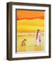 Jesus Forgives the Woman Caught in Adultery, 2006-Elizabeth Wang-Framed Giclee Print