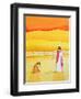 Jesus Forgives the Woman Caught in Adultery, 2006-Elizabeth Wang-Framed Giclee Print