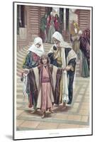Jesus Found, C1897-James Jacques Joseph Tissot-Mounted Giclee Print