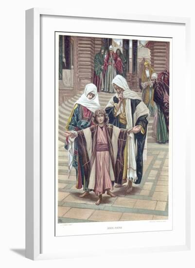 Jesus Found, C1897-James Jacques Joseph Tissot-Framed Giclee Print