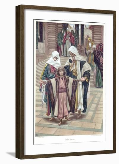 Jesus Found, C1897-James Jacques Joseph Tissot-Framed Giclee Print