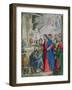 Jesus Gives Sight to One Born Blind, from a Bible Printed by Edward Gover, 1870s-Siegfried Detler Bendixen-Framed Giclee Print