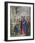 Jesus Gives Sight to One Born Blind, from a Bible Printed by Edward Gover, 1870s-Siegfried Detler Bendixen-Framed Giclee Print