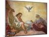 Jesus, God and the Holy Spirit, Franciscan Church of Vienna, Vienna, Austria, Europe-null-Mounted Photographic Print