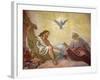 Jesus, God and the Holy Spirit, Franciscan Church of Vienna, Vienna, Austria, Europe-null-Framed Photographic Print