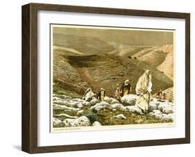 Jesus goes up to Jerusalem - St John, Bible-James Jacques Joseph Tissot-Framed Giclee Print