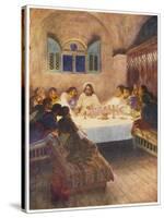 Jesus Has Supper with His Disciples for the Last Time-null-Stretched Canvas