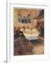 Jesus Has Supper with His Disciples for the Last Time-null-Framed Art Print