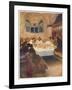 Jesus Has Supper with His Disciples for the Last Time-null-Framed Art Print