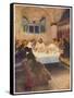 Jesus Has Supper with His Disciples for the Last Time-null-Framed Stretched Canvas