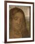 Jesus head, detail from Leonardos Last Supper,1498. After restoration (finished in 1999).-Leonardo Da Vinci-Framed Giclee Print