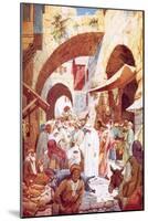 Jesus Healing a Woman in the Crowd While on the Way to the House of Jairus-William Brassey Hole-Mounted Giclee Print