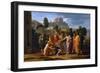 Jesus Healing the Blind of Jericho-Nicolas Poussin-Framed Giclee Print