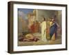 Jesus Healing the Leper, 1864-Jean-Marie Melchior Doze-Framed Giclee Print