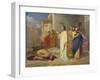 Jesus Healing the Leper, 1864-Jean-Marie Melchior Doze-Framed Giclee Print