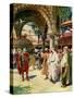 Jesus heals a centurion 's servant - Bible-William Brassey Hole-Stretched Canvas