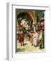 Jesus heals a centurion 's servant - Bible-William Brassey Hole-Framed Giclee Print