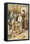 Jesus Heals Blind Bartimaeus (Bartimeus)-null-Framed Stretched Canvas