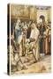 Jesus Heals Blind Bartimaeus (Bartimeus)-null-Stretched Canvas