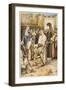 Jesus Heals Blind Bartimaeus (Bartimeus)-null-Framed Art Print