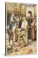 Jesus Heals Blind Bartimaeus (Bartimeus)-null-Stretched Canvas