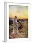 Jesus heals lepers in Samaria - Bible, New Testament-William Brassey Hole-Framed Giclee Print