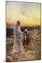 Jesus heals lepers in Samaria - Bible, New Testament-William Brassey Hole-Mounted Giclee Print