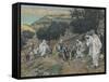 Jesus Heals the Blind and Lame on the Mountain from 'The Life of Our Lord Jesus Christ'-James Jacques Joseph Tissot-Framed Stretched Canvas