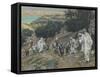 Jesus Heals the Blind and Lame on the Mountain from 'The Life of Our Lord Jesus Christ'-James Jacques Joseph Tissot-Framed Stretched Canvas