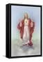 Jesus in a Red Robe-Christo Monti-Framed Stretched Canvas