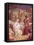 Jesus in Conversation with Nicodemus-William Brassey Hole-Framed Stretched Canvas