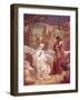 Jesus in Conversation with Nicodemus-William Brassey Hole-Framed Giclee Print