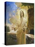 Jesus in Front of Cave-Hal Frenck-Stretched Canvas
