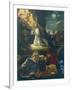 Jesus in Garden, Scene from Passion of Jesus by Giuseppe Cesari-null-Framed Giclee Print