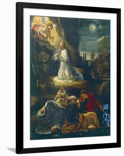 Jesus in Garden, Scene from Passion of Jesus by Giuseppe Cesari-null-Framed Giclee Print